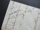 Delcampe - GB 31.7.1834 Forwarded Letter Aus London Via Calais Forwarder Nach Rouen Mit Ank. Stempel Faltbrief Mit Inhalt - ...-1840 Precursori
