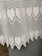 Delcampe - Rideaux Réalisés Au Crochet En Coton Blanc - Drapery