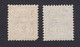 SUISSE, 1905-07, Helvetia Marque De Contrôle B, 2c, 5c (Yvert 100*-102**) - Ongebruikt