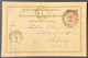 Autriche Levant Entier 1895 5 Heller Rose Surchargé 20 Paras Obl Constantinope III Pour La Suède Stockholm  TTB - Oostenrijkse Levant