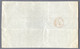 Espagne Lettre 1867 N°88a 12c Orange Obl Roue De Charette 41 + Entrée Esp St Jean De Luz/Amb.A PD + Taxe 5c  Bordeaux - Briefe U. Dokumente