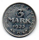 Allemagne - 3 Mark 1922 G TTB - 3 Marcos & 3 Reichsmark