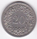 Suisse 20 Rappen 1906 B , En Nickel - 20 Rappen