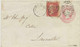 GB 1862 QV 1d Pink VF Env Dated 4.4.61 Uprated W 1d Rose-red "LONDON-W / W / 31" - Briefe U. Dokumente