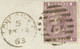 GB 1863 QV 6 D Lilac W Small White Corner Letters (LK) Sound Used VF Cvr HAMBURG - Lettres & Documents