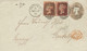 GB 1871 QV 1 D Pink Stationery Env Stamped To Order + QV 1  D Red Pl.136+Pl.140 - Lettres & Documents