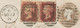 GB 1871 QV 1 D Pink Stationery Env Stamped To Order + QV 1  D Red Pl.136+Pl.140 - Covers & Documents