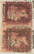 GB 1871 QV 1 D Pink Stationery Env Stamped To Order + QV 1  D Red Pl.136+Pl.140 - Storia Postale