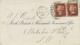 GB 1867 QV 1d Rose-red Pl.71 (pair, GI-GJ) Double Rate Cover "LONDON-E.C / 74" - Covers & Documents