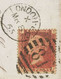 GB 1865 QV 1d Rose-red Pl.94 (TF - Bottom-side W. Trimmed Perf. From Production) - Lettres & Documents