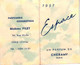 6 Calendriers De Cheramy Paris La Rose  Muguet  Festival Espace Joli Soir 1938 1939 1955 1957 1963 1965 - Vintage (until 1960)