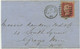 GB 1866 QV 1d Rose-red Pl.82 With Rare Variety: Thick (double?) Letter "B" (BI) - Covers & Documents