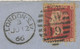 GB 1866 QV 1d Rose-red Pl.82 With Rare Variety: Thick (double?) Letter "B" (BI) - Covers & Documents