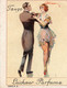 6 Cinderellas Sluitzegels Poster Stamps   Leichner Parfums Berlin Feine Parfümerien  TANGO - Anciennes (jusque 1960)