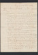 LAC Non Affranchie + Cachet Dateur "Soignies" (1855) Griffe PD Annulé à La Plume, Port 4 Décimes > Meursault (France) - Posta Rurale