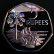 Seychelles 5 RUPEES 1974 SILVER PROOF KM# 19a "free Shipping Via Registered Air Mail" - Seychellen