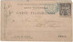 Delcampe - Paris - Lot De 3 Entiers Postaux - Carte-Télégramme - Correspondance & Signature - 1891/1896 - Kartenbriefe