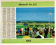 CALENDRIER GF 1969 - Course à Deauville 14 Calvados, Téléphérique Vers Le Brévent, Imprimerie Oberthur-calendrier Double - Grand Format : 1961-70
