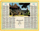 CALENDRIER GF 1969 - Château De Loubressac 46 Lot, Imprimerie Oberthur Rennes - Grand Format : 1961-70