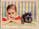 CALENDRIER GF 1969 - Enfant Chien Et Chatons, Imprimeur Oller (calendrier Double) - Grand Format : 1961-70