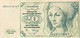 Germany Woolmark Yugoslavia 20 DM Paper Voucher - [17] Falsos & Especimenes