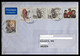 160.SWEDEN 2016 USED (02 DIFF) AIRMAIL COVER TO INDIA WITH (11) STAMPS. - Brieven En Documenten