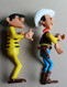 1984 Lucky Luke Dalton 2 Grandes Figurines Articulées Démontables Dargaud - Figurines En Plastique