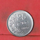 LUXEMBOURG 25 CENTS 1927 -    KM# 37 - (Nº41762) - Luxembourg