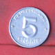 GERMANY DEMOCRATIC REPUBLIC 5 PFENNIG 1950-A -    KM# 2 - (Nº41777) - 5 Pfennig