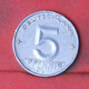 GERMANY DEMOCRATIC REPUBLIC 5 PFENNIG 1952-A -    KM# 6 - (Nº41778) - 5 Pfennig