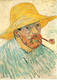Art - Peinture - Vincent Van Gogh - Autoportrait Au Chapeau Et à La Pipe - CPM - Voir Scans Recto-Verso - Pittura & Quadri