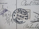 1946 Nachnahme PK L. Schwarzenbach Erben Zürich 2 Nach St. Gallen Schwarzer L1 Eingetragen U. Aufkleber Nicht Eingelöst - Briefe U. Dokumente