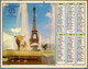 CALENDRIER GF 1978 - Paris Tour Eiffel 75, Maison Fleurie Dans Le Nord, Imprimeur Oberthur Rennes (calendrier Double) - Formato Grande : 1971-80