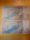 MACEDOINE 10 DENARI 2008 LOT DE 2 BILLETS - North Macedonia