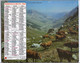 CALENDRIER GF 1982 - Vaches En Pâturage, Chevaux, Imprimeur Oberthur Rennes (calendrier Double) - Grand Format : 1981-90