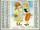 CALENDRIER GF 1984 - Les Enfants Dessin De Nicole Duval, Imprimeur Oller (calendrier Double) - Grand Format : 1981-90