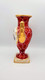 Vase Ancien Porcelaine De Bruxelles  XIXe  Thème Fragonard  Bordeau Dorures 2 Anses Ht 22 Cm #Belgium #Bruxelles #rare - Andere & Zonder Classificatie