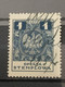 Polonia. 1935. Oplata Stemplowa. 1 Zloty 2ap - Steuermarken