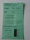 ZA364.24 Boarding Pass  UK London Heathrow Airport - Flight  MA350  Hungarian Airline MALÉV Ca 1960 - Cartes D'embarquement