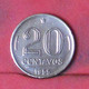 BRAZIL 20 CENTAVOS 1955 -    KM# 562 - (Nº41911) - Brazil