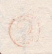 Delcampe - 1814 - Marque Postale 106 CAZAL (24 X 4 Mm ) Casale  (Marengo)  Sur LAC Vers TORINO Turin - Taxe 6 - Contrôle 2 Au Verso - 1792-1815: Départements Conquis