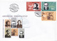 A2710 - Aniversari- Personalitati, Romania, Prima Zi De Emisiune Bucuresti 2002 2 Covers FDC - FDC