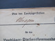 AD Württemberg 1917 Nr. 242 EF Umschlag Landjägerstation Uhingen An Das Landjäger Stationskommando In Göppingen - Storia Postale