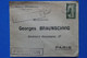 P8 MAROC BELLE LETTRE 1925 PAR AVION  FEZ POUR PARIS FRANCE +AFFRANCH PLAISANT - Luftpost