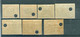 157-163 Xx Très Rare Perforation Privée Côte  .....€ - 1918 Rotes Kreuz