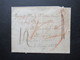 Schweiz 1853 Roter Stempel St. Gallen - Österreich Rücks. Mit 5 Stempeln Bregenz, Feldkirch, Krems, Salzburg, St.Pölten - 1843-1852 Kantonalmarken Und Bundesmarken