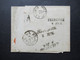 Schweiz 1853 Roter Stempel St. Gallen - Österreich Rücks. Mit 5 Stempeln Bregenz, Feldkirch, Krems, Salzburg, St.Pölten - 1843-1852 Federal & Cantonal Stamps