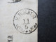 Delcampe - Schweiz 1853 Roter Stempel St. Gallen - Österreich Rücks. Mit 5 Stempeln Bregenz, Feldkirch, Krems, Salzburg, St.Pölten - 1843-1852 Federale & Kantonnale Postzegels