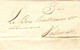 1831- Lettre De Rio ( Brésil ) Pour Valparaiso  - Au Dos,  " Acheminée Par Vos Dévoués Serviteurs  / ........ " - Préphilatélie