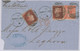 GB 1871 QV 1d Pl.111 (HK) + Pl.131 (TD) And 4d Pl.12 (SE) Rare Mixed Postage - Covers & Documents